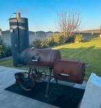 Oklahoma chuckwagon bbq 20 inch, Tuin en Terras, Houtskoolbarbecues, Ophalen, Gebruikt