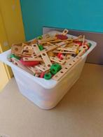 Trofast bak vol met houten constructie materiaal, Ophalen of Verzenden