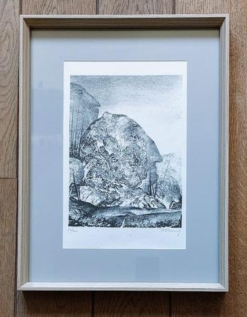 Frans Minnaert Lithografie "Hera" getekend/kader/nr beschikbaar voor biedingen