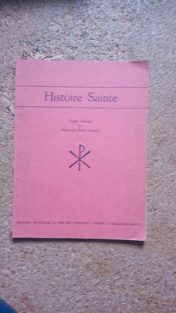 livre histoire sainte 7eme édition, Boeken, Geschiedenis | Nationaal, Gelezen, Ophalen of Verzenden