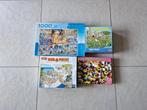 puzzels €2 per stuk, Hobby en Vrije tijd, Ophalen of Verzenden, 500 t/m 1500 stukjes, Legpuzzel