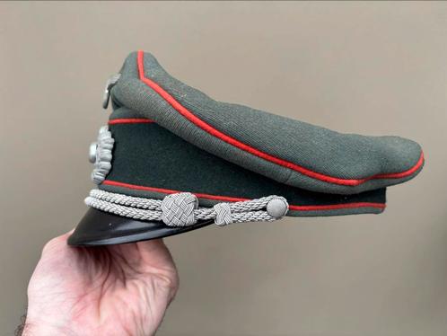 Originele Artillerie Schirmmütze, Verzamelen, Militaria | Tweede Wereldoorlog, Ophalen of Verzenden