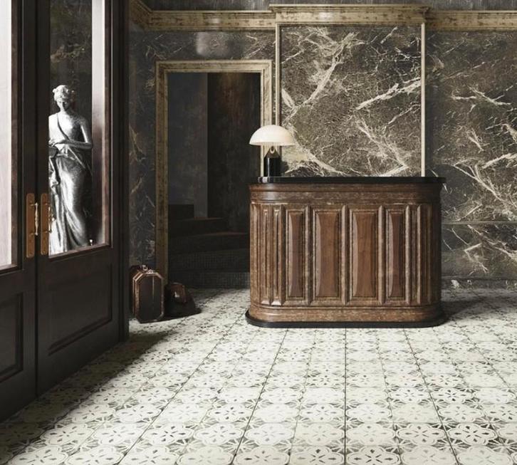 Vintage Tegels - Peronda FS Aurora Black - 45x45 cm, Maison & Meubles, Chambre à coucher | Lits, Neuf, Deux personnes, Autres dimensions