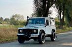 Land Rover Defender 90 td5, Auto's, Land Rover, Zwart, Wit, Defender, Vierwielaandrijving