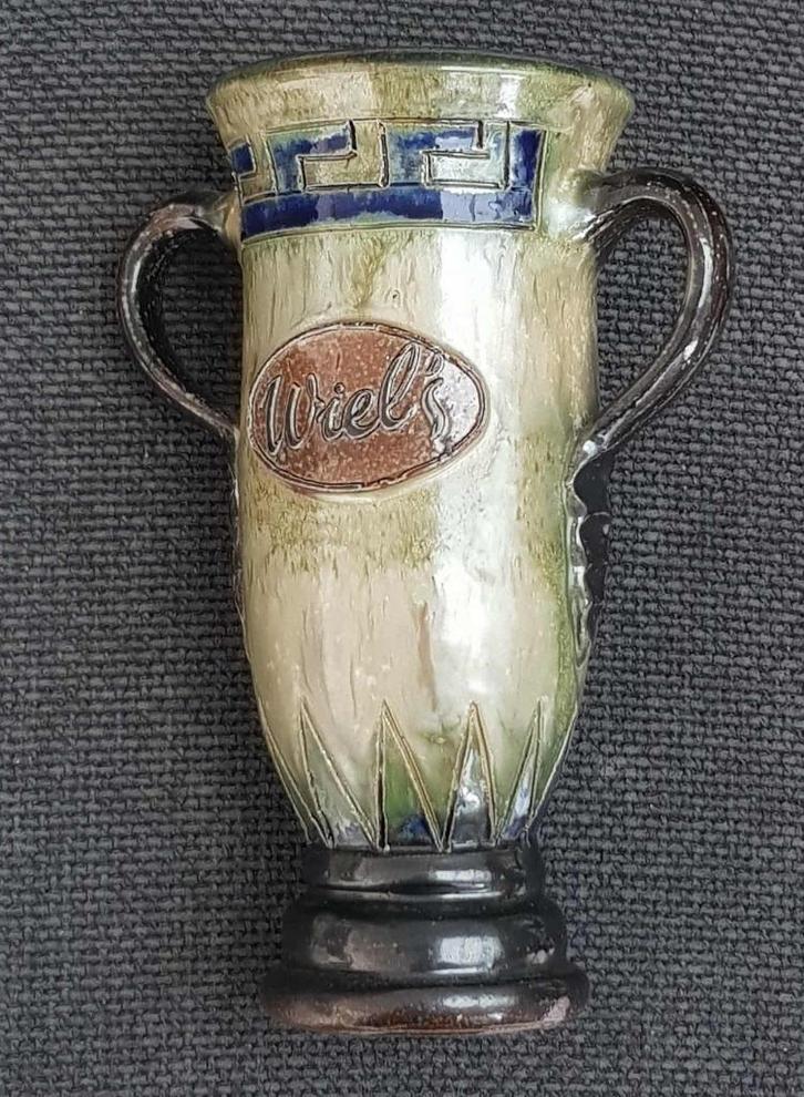 WIEL'S vaas GUERIN, Verzamelen, Biermerken, Zo goed als nieuw, Overige typen, Overige merken, Ophalen of Verzenden