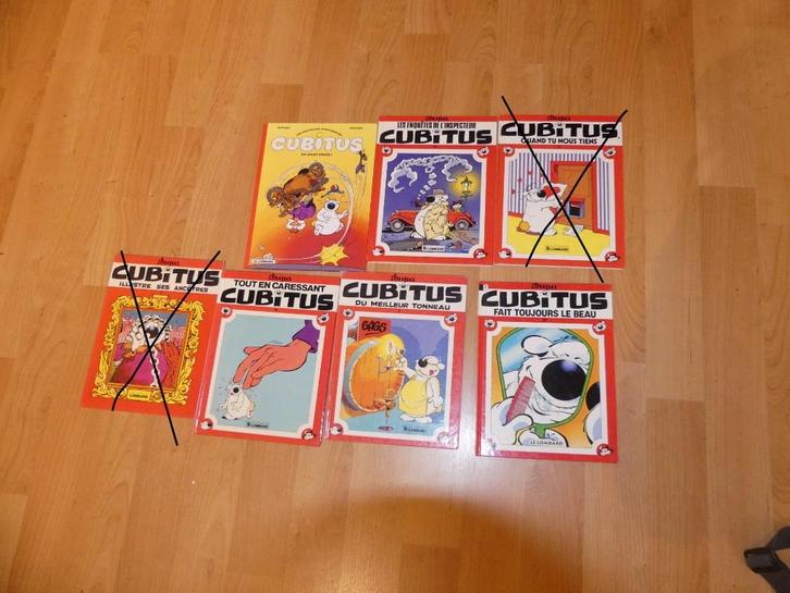 Bande dessinée Cubitus : divers titres, Boeken, Stripverhalen, Gelezen, Meerdere stripboeken, Ophalen of Verzenden