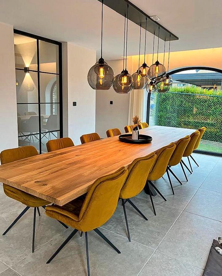 Tafels op maat, aan huis geleverd!, Huis en Inrichting, Tafels | Eettafels, Nieuw, Eikenhout, Ophalen of Verzenden