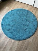 Rond tapijt van Ikea, Comme neuf, 100 à 150 cm, Bleu, Rond