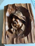 Houten sculptuur, Antiek en Kunst, Kunst | Beelden en Houtsnijwerken, Ophalen