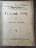 1856 - zedenroman - Wat een meisje vermag - Van Driessche, Antiek en Kunst, Ophalen of Verzenden