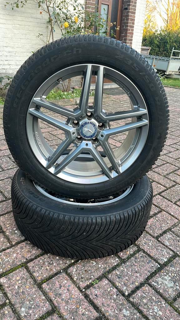 Set Mercedes velg met BFGoodrich banden – 18 inch, Auto-onderdelen, Banden en Velgen, Band(en), 18 inch, Ophalen