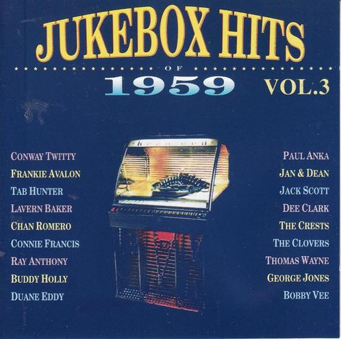 Blauwe Jukebox Hits volume 3: 1959, Cd's en Dvd's, Cd's | Verzamelalbums, Pop, Verzenden