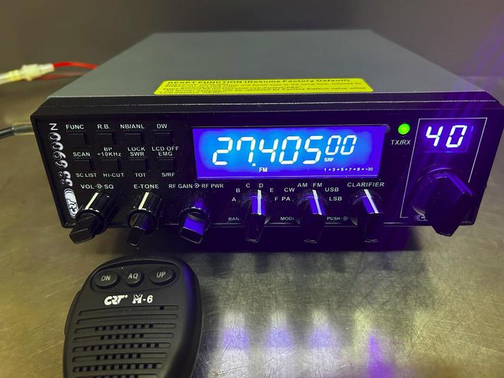 CB  CRT SS6900  Blue export versie    27 MC, Telecommunicatie, Zenders en Ontvangers, Nieuw, Zender en Ontvanger, Ophalen