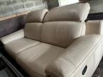3 zit in echt leder, Huis en Inrichting, Ophalen, Zo goed als nieuw, Leer