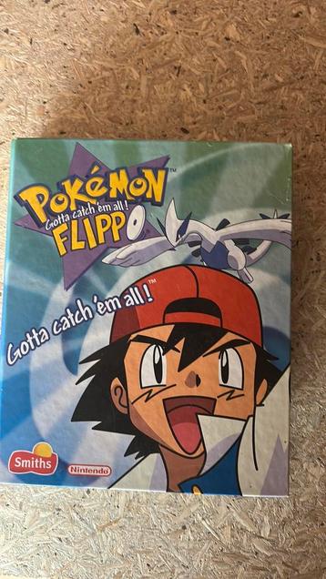 Verzamelmap met 44-tal Pokemon flippo’s beschikbaar voor biedingen