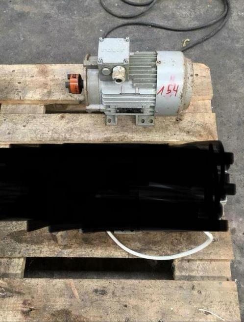 Electromotor motor 1,5 en 0,75kw tandwielpomp schottenpomp, Doe-het-zelf en Bouw, Motoren, Ophalen