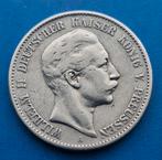 2 Mark   1896  William ll, Zilver, Duitsland, Ophalen of Verzenden, Losse munt