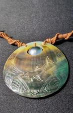 Penditif en nacre de TAHITI, Comme neuf, Avec perle, Autres matériaux, Enlèvement ou Envoi