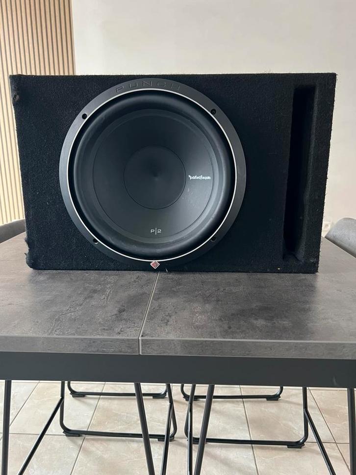 Caisson de basse + ampli, Auto diversen, Autospeakers, Gebruikt, Ophalen