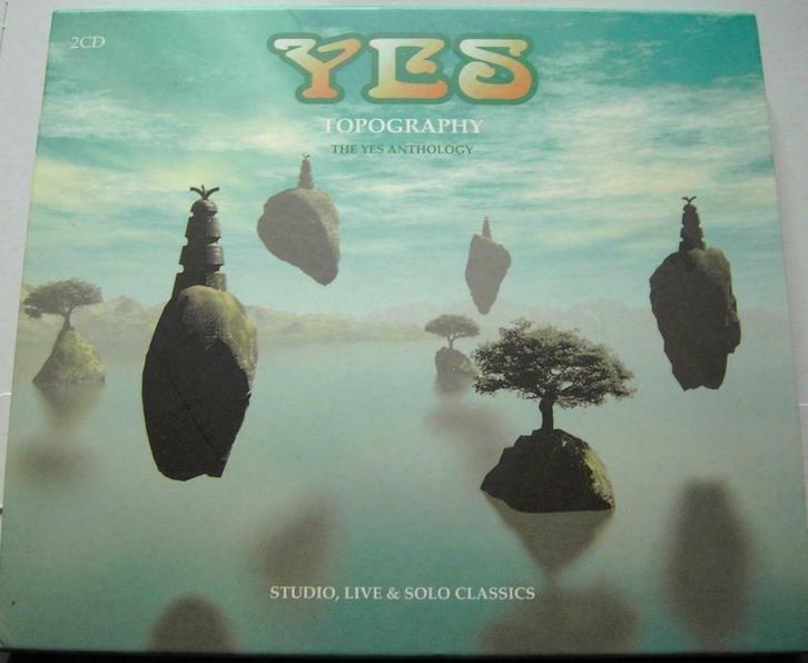 YES, Topography, The YES anthology, Cd's en Dvd's, Cd's | Pop, Zo goed als nieuw, 1980 tot 2000, Boxset, Ophalen of Verzenden