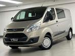 Ford Transit Custom 2.2 TDCI 100 CV 5 PLACES DOUBLE CABINE U, Euro 5, Stof, Gebruikt, Zwart
