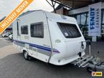Hobby De Luxe 400 SF 2008 MOVER + 240 TENT!, Caravans en Kamperen, Caravans, Vast bed, Hobby, Schokbreker, Treinzit