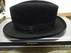 chapeau borsalino !! noir Tivoli, Kleding | Heren, Hoeden en Petten, Hoed, Ophalen of Verzenden, 57 cm (M, 7⅛ inch) of minder