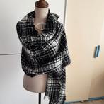 Mooie grote sjaal wit zwart zie afmetingen, Ophalen, Wit