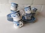blauw wit koffieservies, Ophalen of Verzenden, Zo goed als nieuw