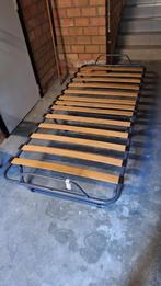 Opklapbed, 80x190 cm, Huis en Inrichting, Slaapkamer | Bedden, Ophalen, Eenpersoons, Bruin, 190 cm of minder