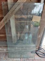 Gratis Vierkantig en rechthoekig(2)dik glas, Doe-het-zelf en Bouw, Glas en Ramen, Ophalen, Minder dan 80 cm, 120 tot 160 cm, Zo goed als nieuw