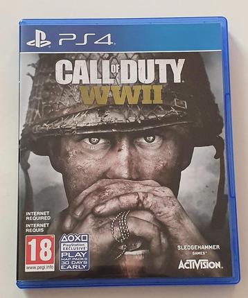 Jeu PS4 Call of Duty : WWII, Envoi, Utilisé, À partir de 18 ans