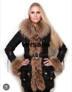 Mantel Versano maat XS met echt bont, Ophalen, Maat 34 (XS) of kleiner