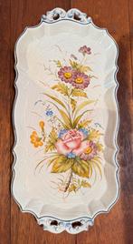 Vintage handgeschilderde taartschaal, Antiek en Kunst, Ophalen