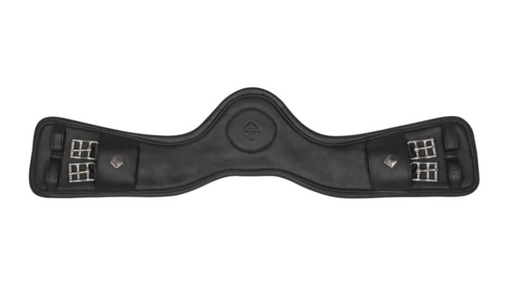 Zachte leren LeMieux Gel-Tek dressuursingel zwart 55tm75cm, Dieren en Toebehoren, Paarden en Pony's | Hoofdstellen en Tuigage