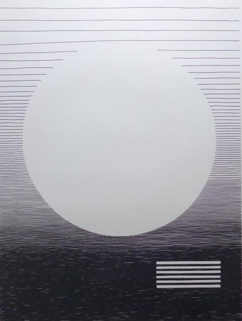 MICHEL SEUPHOR / HEXAGRAMMES YI-KING / ZW-W LITHO / 75x55cm, Antiek en Kunst, Kunst | Litho's en Zeefdrukken, Ophalen of Verzenden