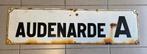 Zeer oud emaillebord van Audenarde A, Ophalen of Verzenden