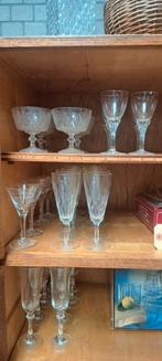 Vintage glazen ~ wisselende voorraad ~ prijs/glas, Enlèvement, Utilisé
