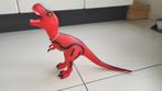 jouet sonore dinosaur T-rex 30x30 cm rouge, Ophalen of Verzenden, Zo goed als nieuw