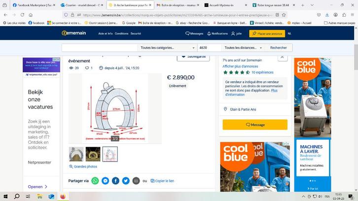arche lumineuse de noel (ou de mariage sans le module attach, Divers, Noël, Utilisé, Enlèvement