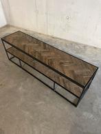 Industriële Salontafel / rek / tv- meubel, Ophalen, Minder dan 50 cm, 50 tot 75 cm, Zo goed als nieuw