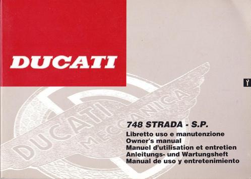 Ducati 748 Strada  - S.P. Owners Manual., Motoren, Handleidingen en Instructieboekjes, Ducati, Ophalen of Verzenden