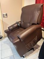 Mooie lederen elektrische relax zetel. 125 euro., Huis en Inrichting, Ophalen, Zo goed als nieuw, Leer
