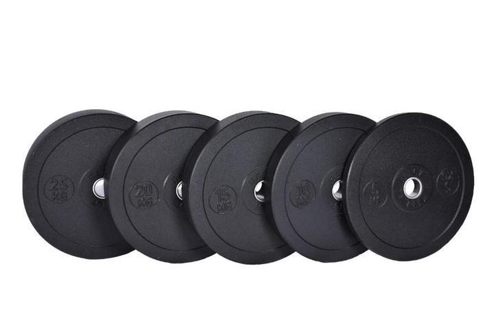 Rubber Bumper Plates! 5k / 10Kg / 15kg / 20kg/ 25kg, Sport en Fitness, Fitnessmaterialen, Nieuw, Halterschijven, Armen, Benen
