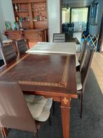 Mahonie eetkamer en barkast jaren 1990mahonie kleur, Ophalen