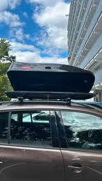 Barre de toit avec le coffre, Autos : Divers, Coffres de toit, Enlèvement ou Envoi, Comme neuf