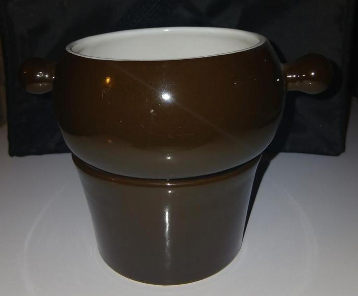 Te koop: Porseleinen Dipschaal voor Chocolade en Sauzen!, Huis en Inrichting, Keuken | Potten en Pannen, Zo goed als nieuw, Ophalen of Verzenden