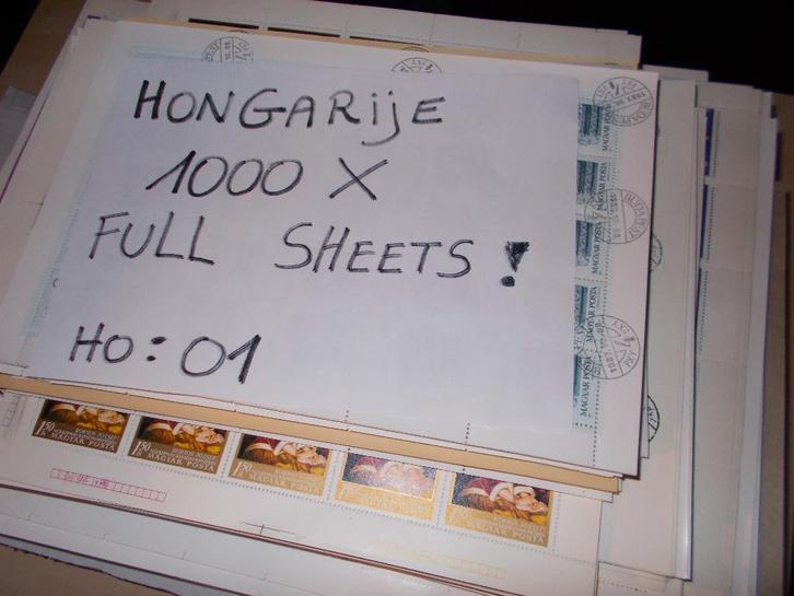 1000 Komplete vellen - ( HO 01 ) - LEES HIER !, Postzegels en Munten, Postzegels | Volle albums en Verzamelingen, Ophalen of Verzenden