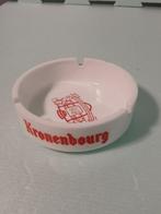 Ancien cendrier rond blanc KRONENBOURG - HATT BRASSEURS DEPU, Collections, Enlèvement ou Envoi, Comme neuf, Cendrier