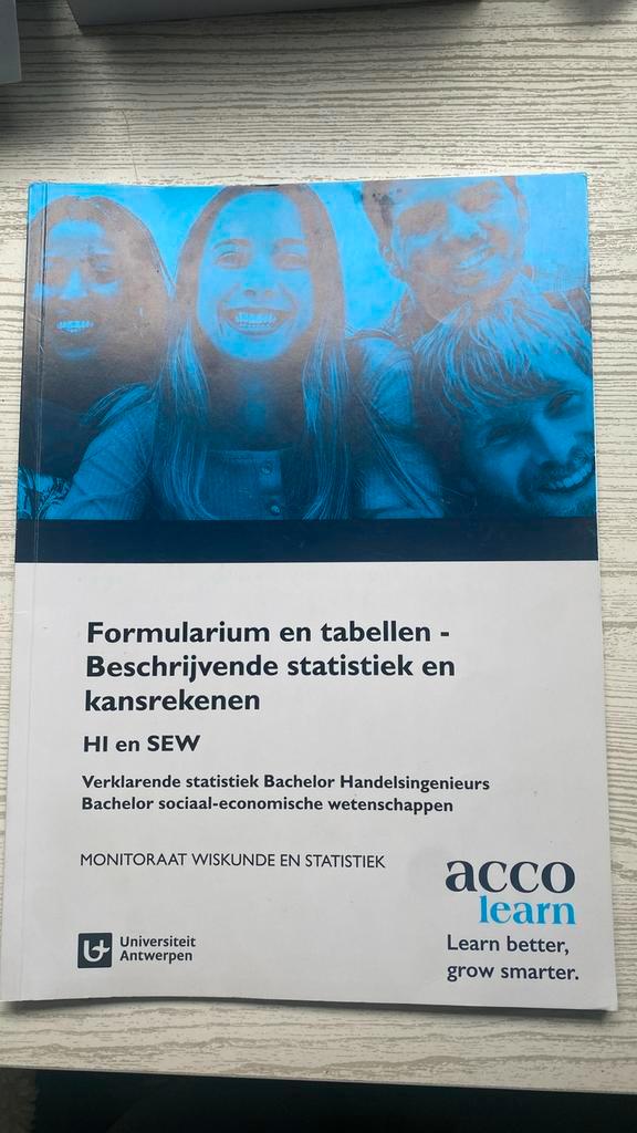 Peter Goos - Formularium en tabellen, Boeken, Economie, Management en Marketing, Zo goed als nieuw, Ophalen of Verzenden